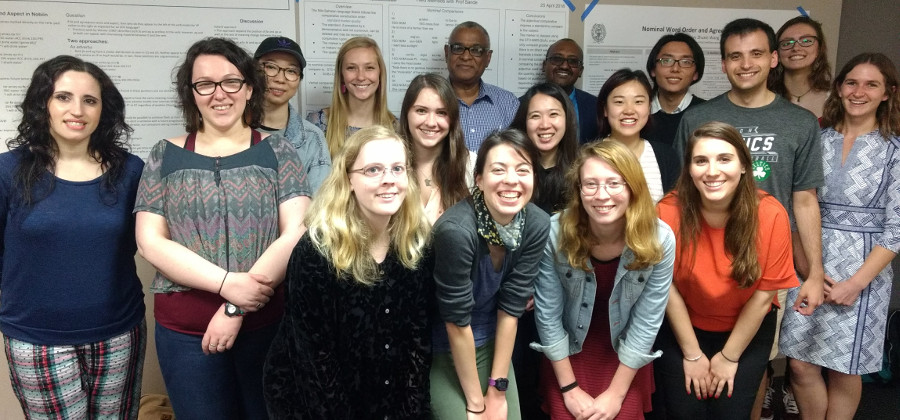 Linguistic Field Methods Course Students and Nubiin Speakers