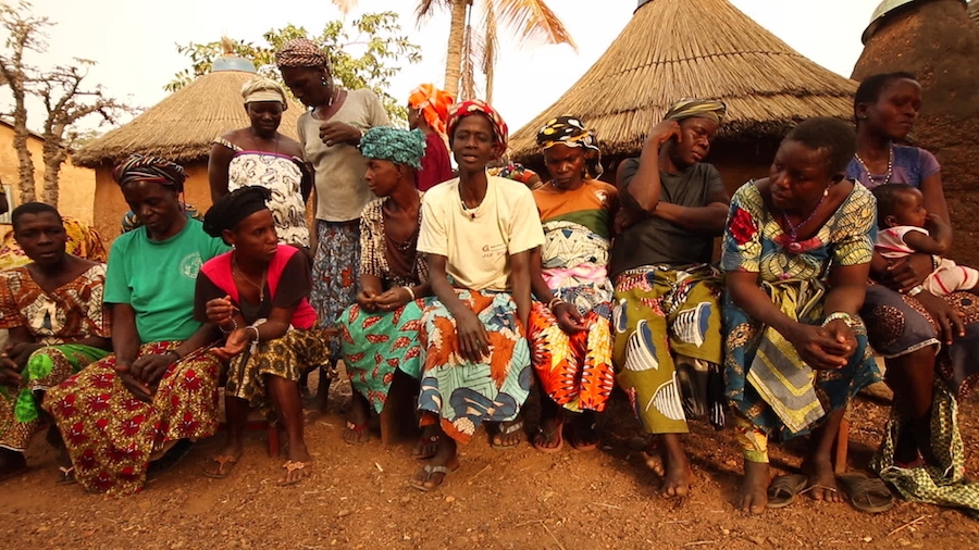 Koronkore women sing in Benin - 2020
